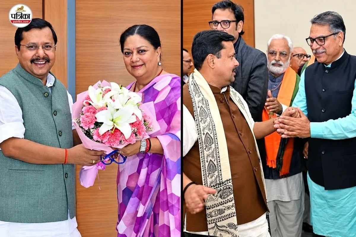 bjp new national team rajasthan leaders vasundhara raje satish poonia role