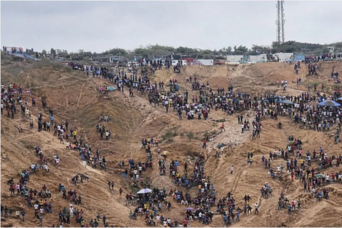 Gold mine collapse in Central African Republic