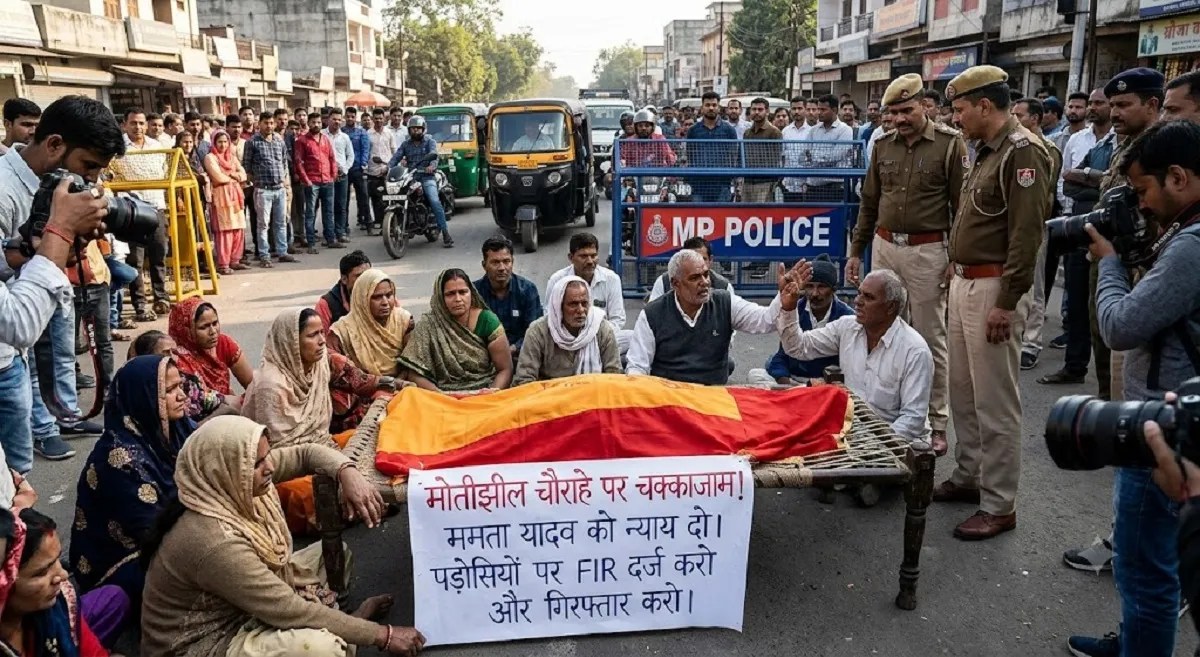 घर में बेहोश पड़ी मिली पास में जहर की शीशी