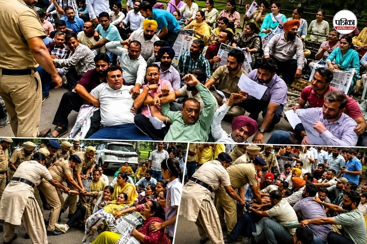 ETT Teachers Clash With Police