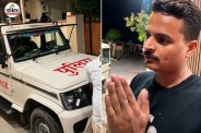 deedwana governor visit police raid at student leader shubham rewar house