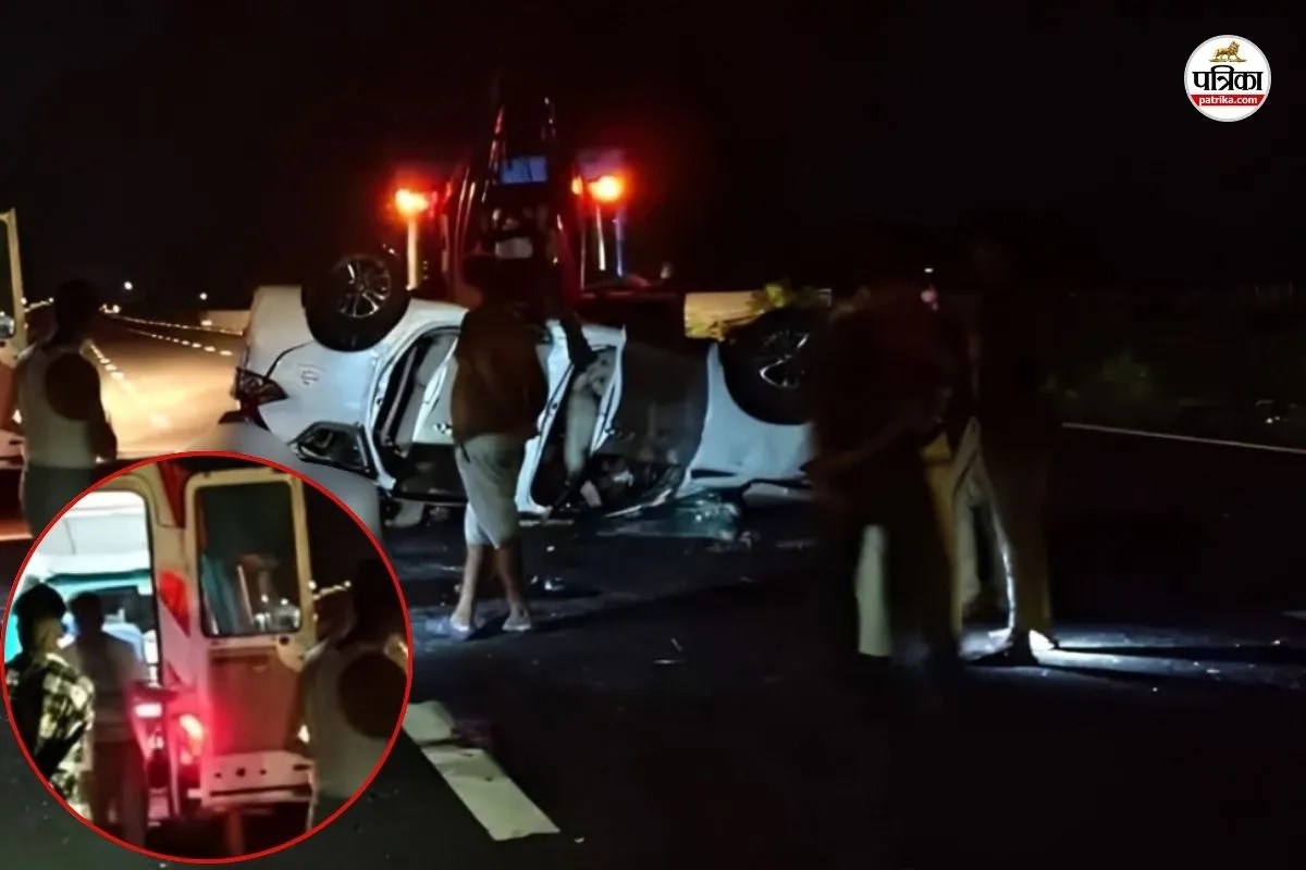 delhi-mumbai expressway accident