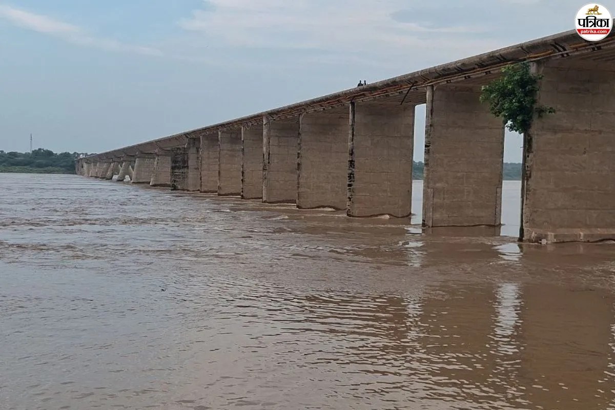 dholpur chambal river water level rises