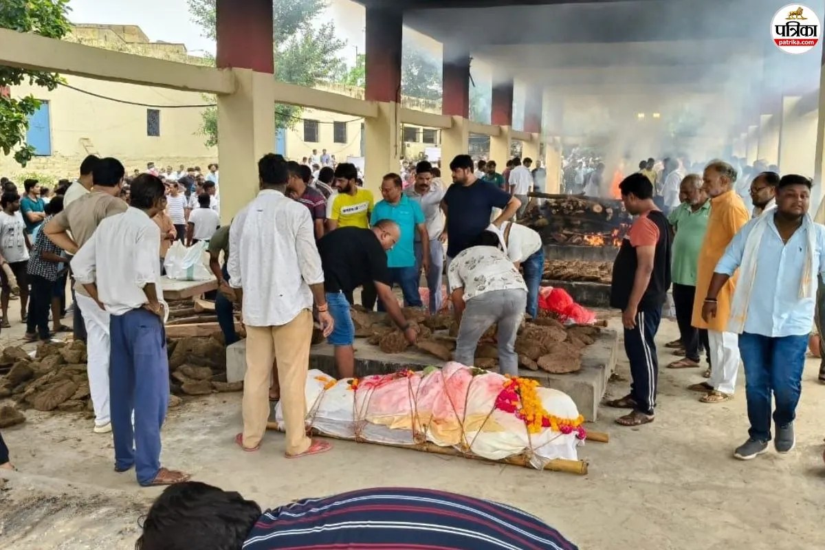 dholpur weeps again 6 bodies cremated together echoing 1997 tragedy