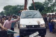 rajgarh eco car accident 9 dead 4 children cm mohan yadav compensation