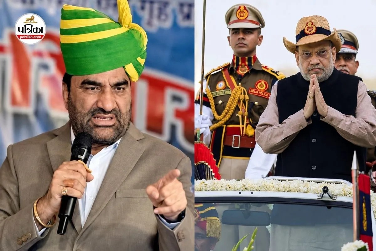 hanuman beniwal lok sabha barmer mosque demolition issue amit shah