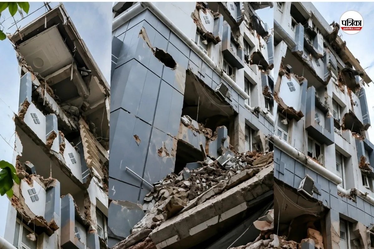 Hyderabad seven storey collaps