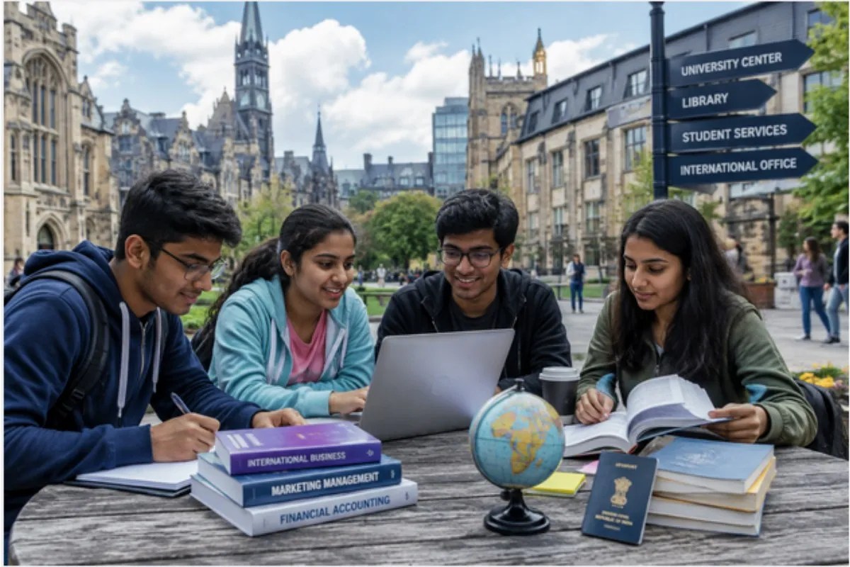 Indian students studying abroad