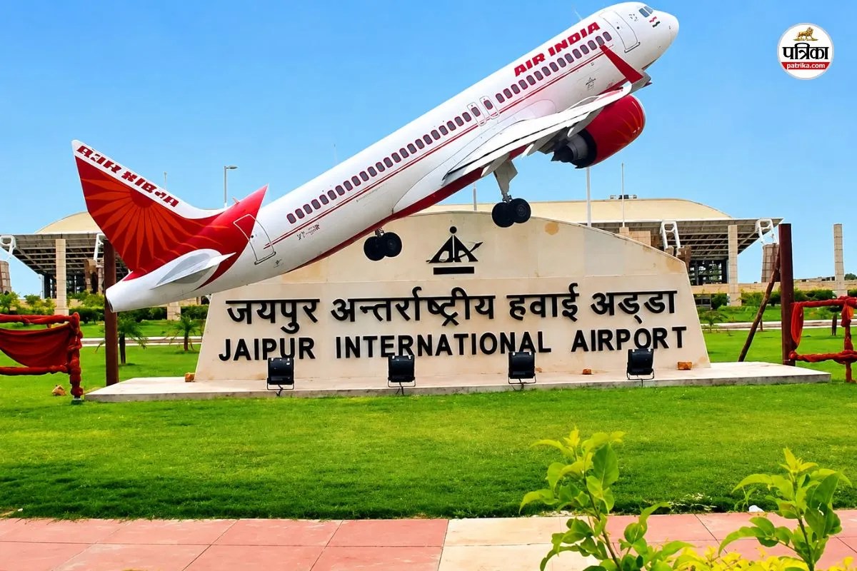 jaipur airport microlight plane collides Vehicle wings damaged cadet safe