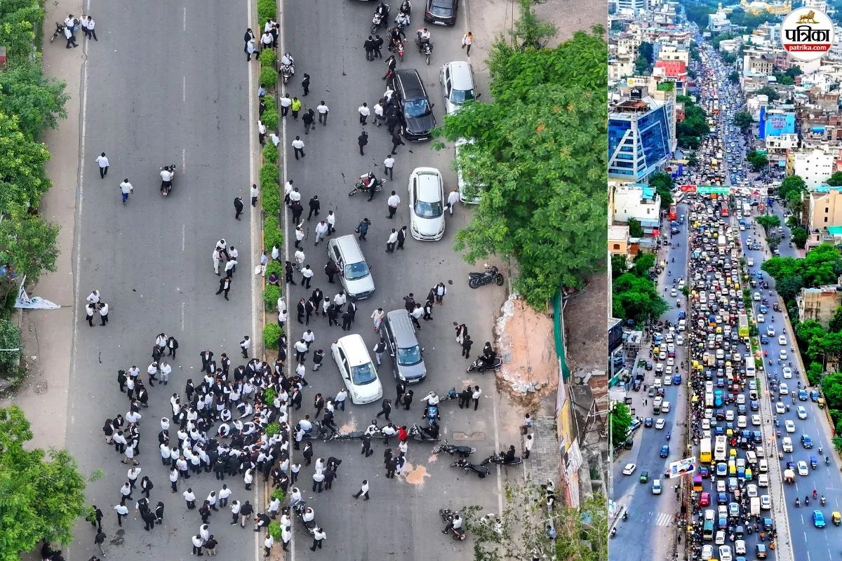 jaipur lawyer protest jam