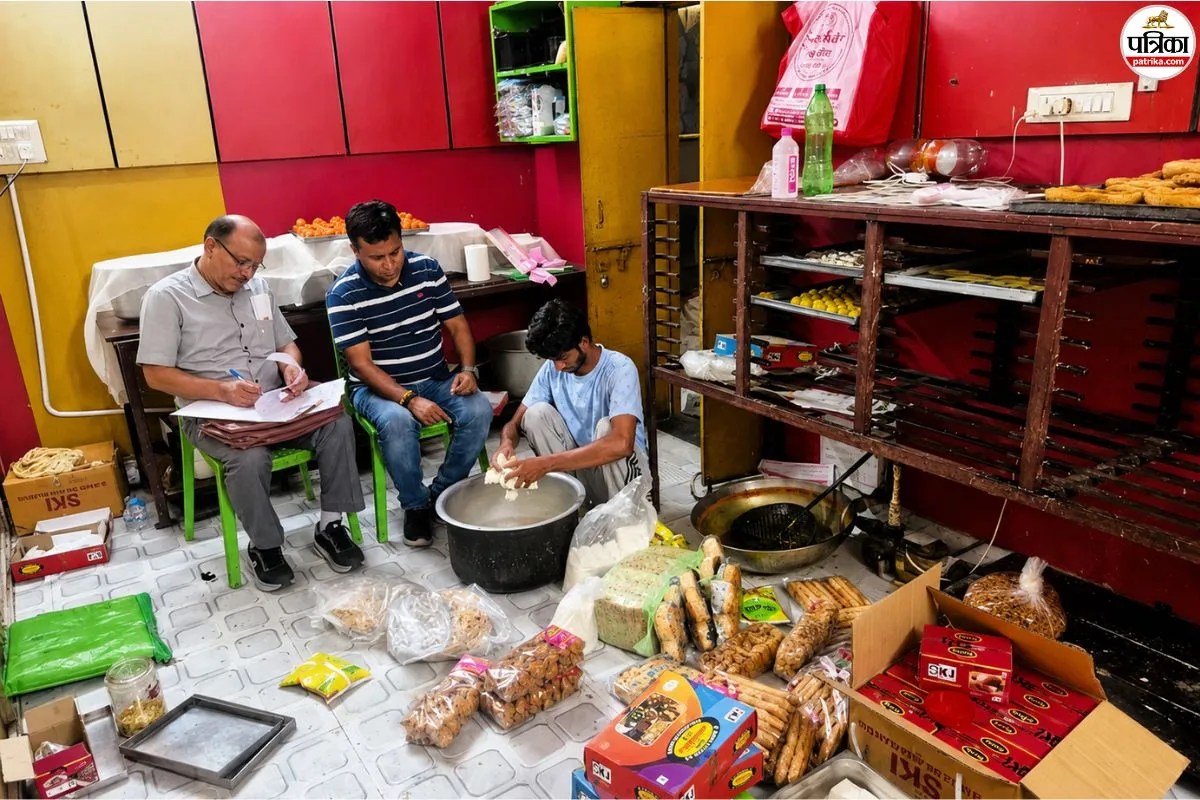 jaipur sanganer sanskar sweet caterers raid