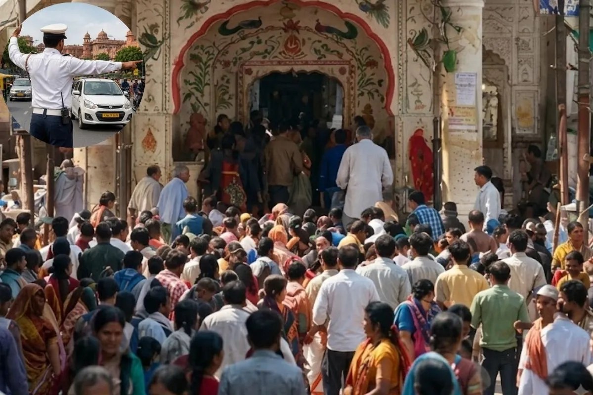 jaipur traffic diverted for diggi kalyan dham yatra
