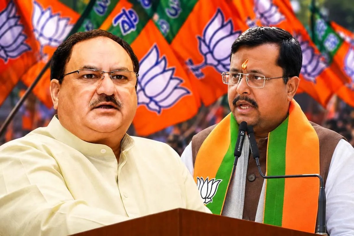 bjp rss relationship nitin nabin new team