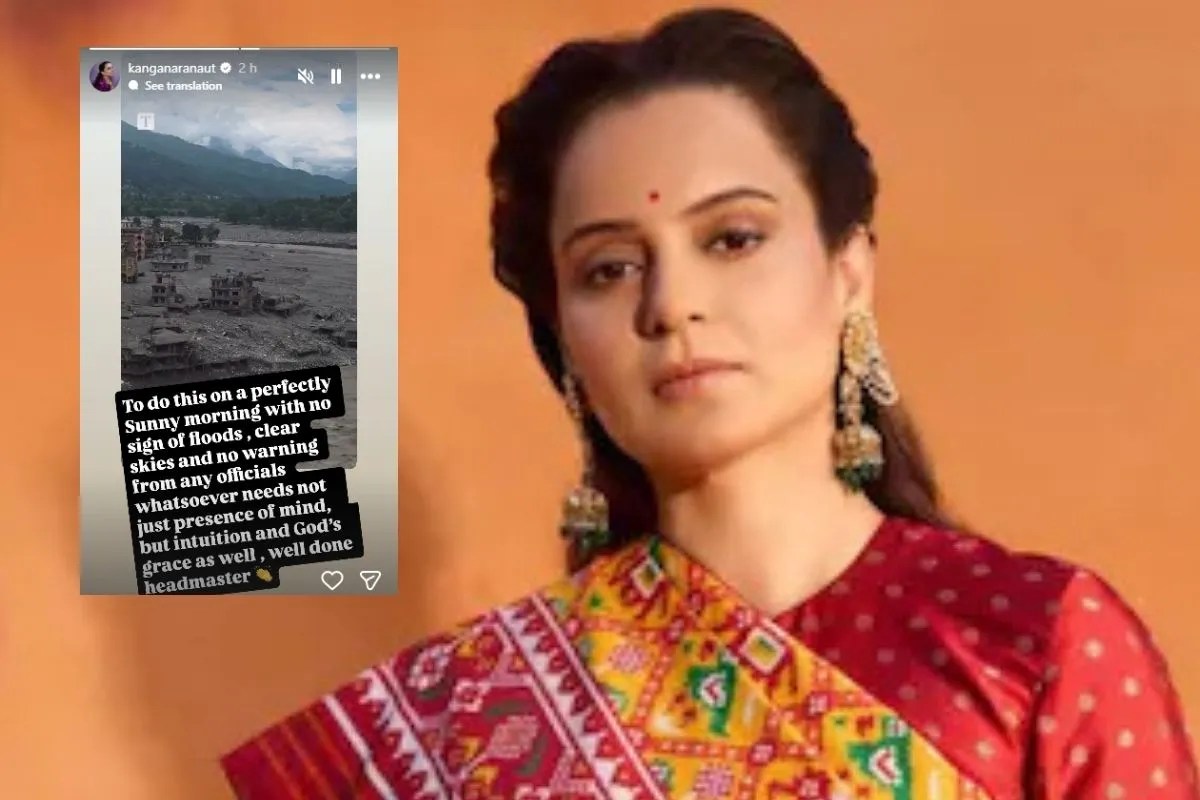 Kangana Ranaut Praisies Nepal school principal