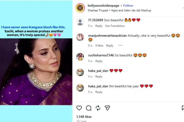 Kangana Ranaut Blushes After Compliment
