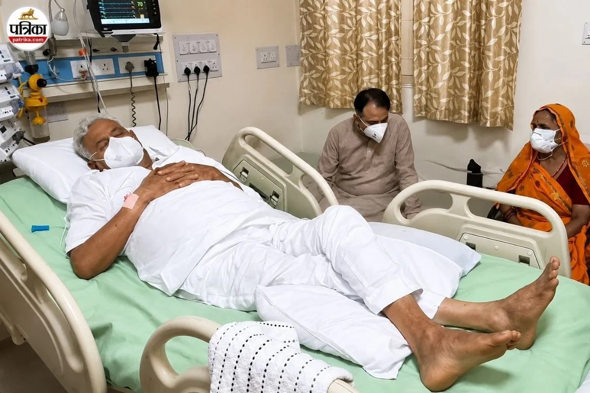 kirodi lal meena health update swine flu sms hospital jaipur