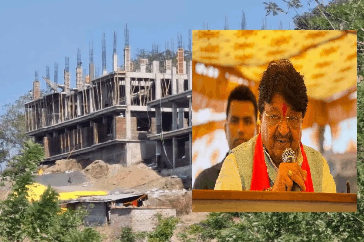 पितृ पर्वत में हॉस्टल का कर रहे निर्माण