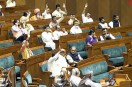 Lok Sabha adjourned till 12 noon.