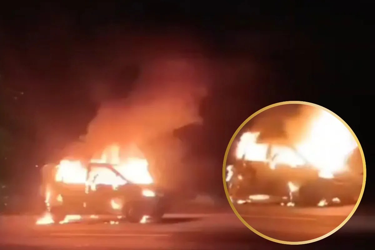 lucknow car fire