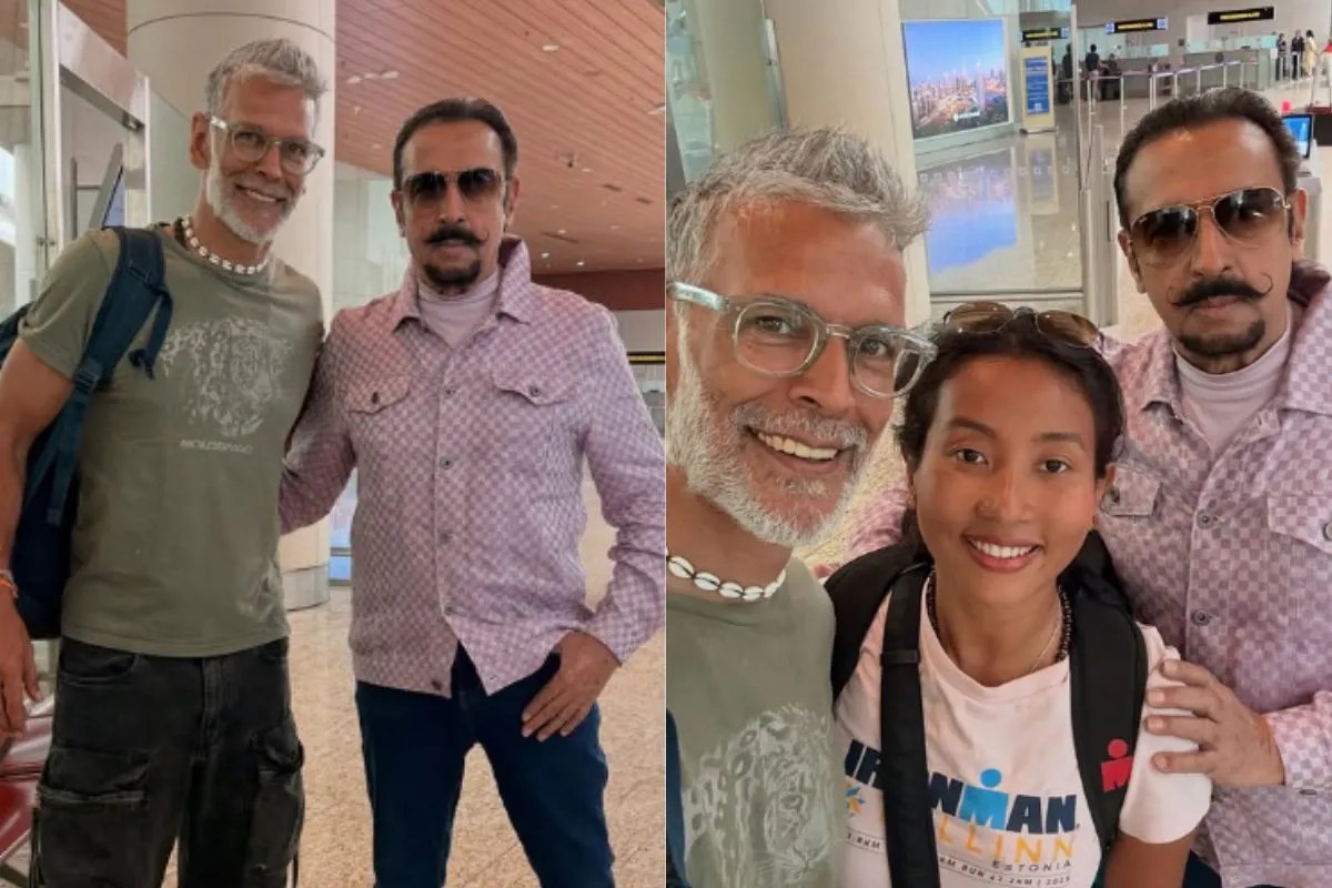 Milind Soman Gulshan Grover Reunion