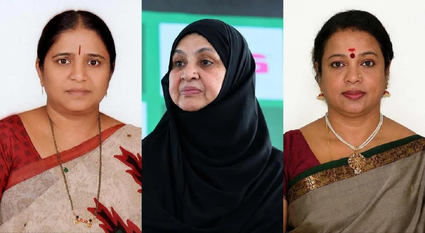 कर्नाटक कैबिनेट में संभावित फेरबदल के बीच चर्चा में आए महिला नेताओं के नाम—संदूर विधायक ई. अन्नपूर्णा, गुलबर्गा उत्तर विधायक कनीज फातिमा और विधान परिषद सदस्य उमाश्री।