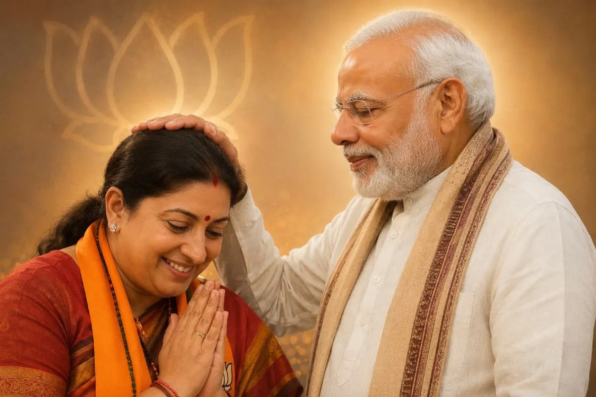Smrit Irani always enjoys Narendra Modi's blessings