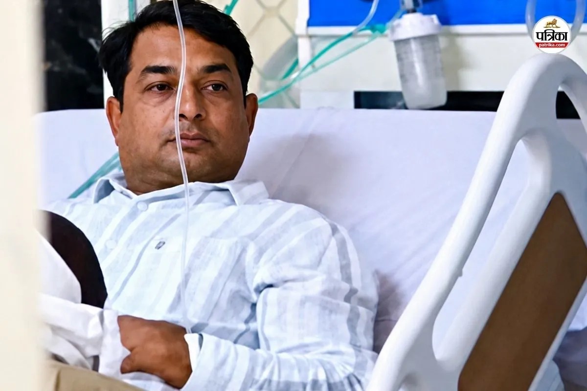 tonk jail naresh meena admitted icu awaiting test report