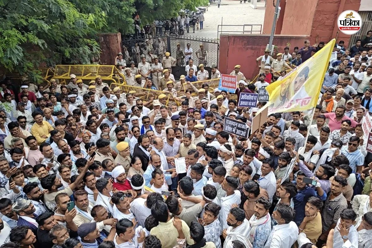 baran naresh meena kanwarlal release demand rajendra gudha meet tonk jail