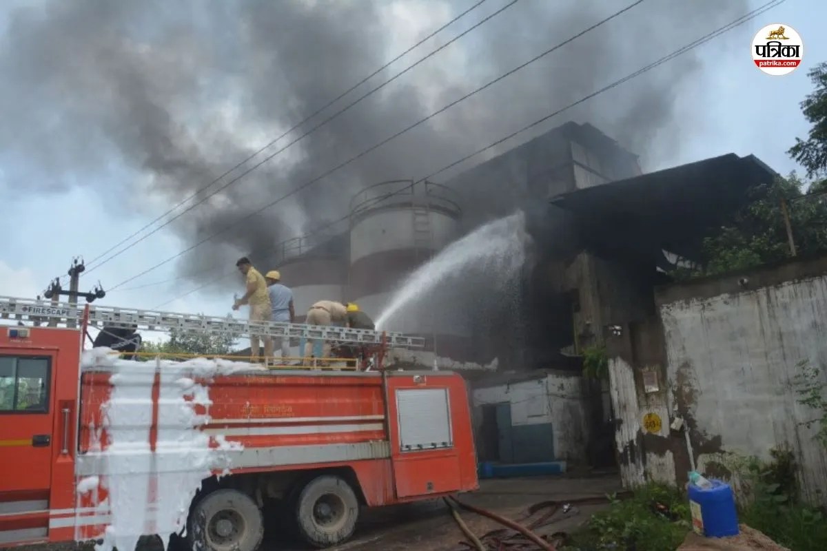alwar oil factory massive fire now under control loss worth crores