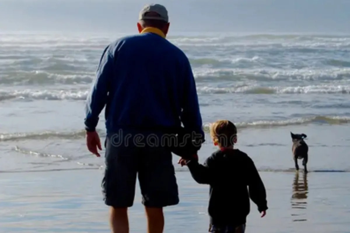 Old man and child