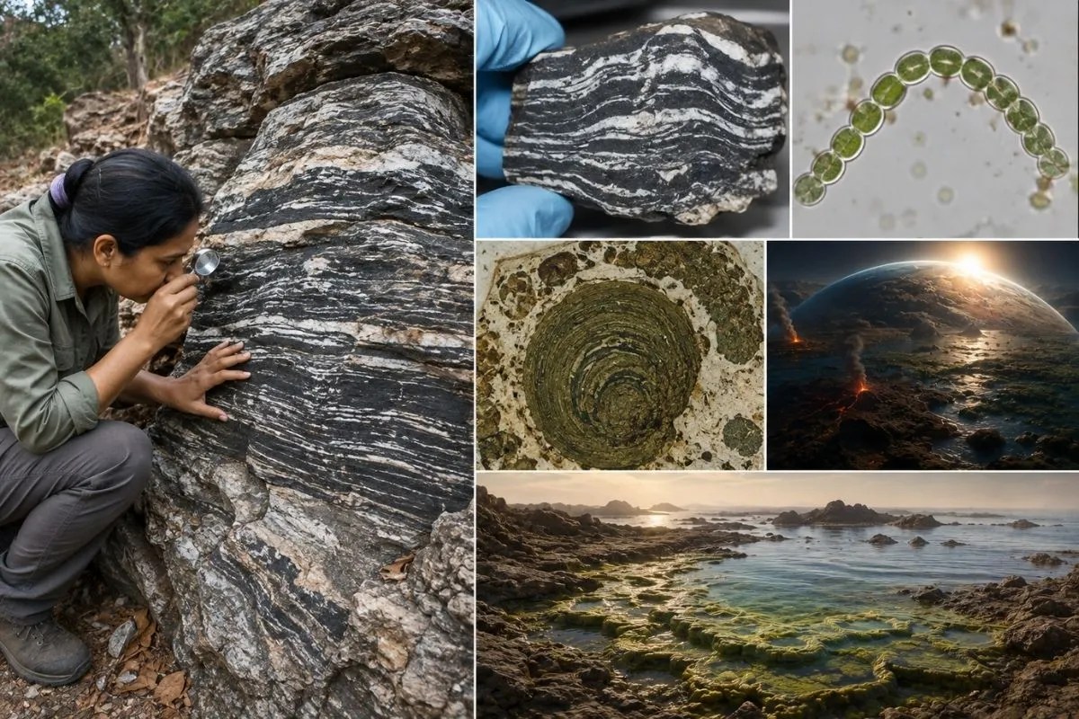oldest signs of life found in rock