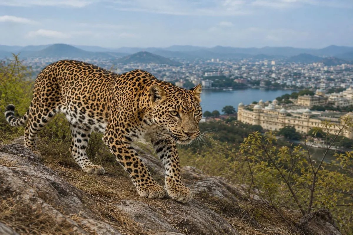 panther in udaipur