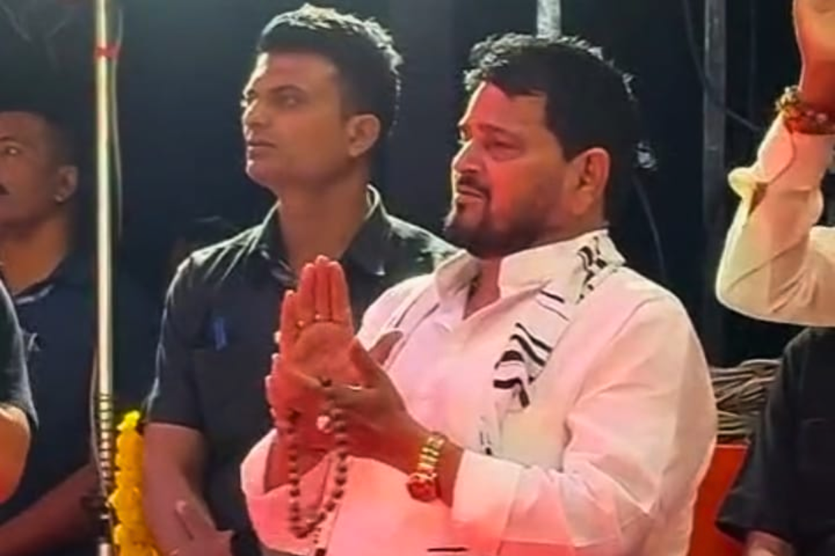 भजन संध्या कार्यक्रम में भावुक हुए बृजभूषण फोटो सोर्स वायरल वीडियो स्क्रीनशॉट