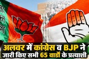 alwar candidate list 65 wards