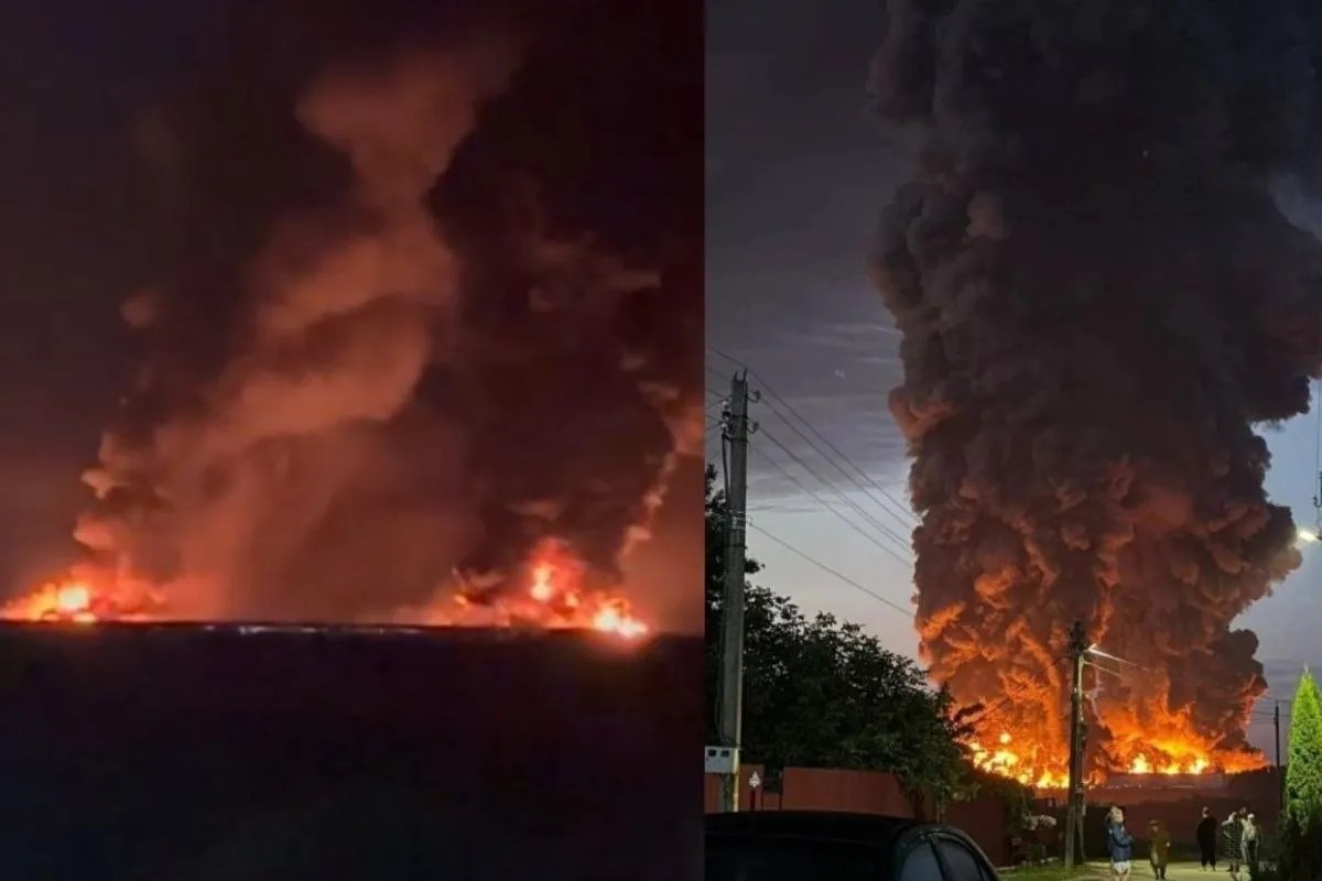Russia Logistics Hub Fire, Ukraine Kyiv Missile Strike, Dmitry Milyaev Tula