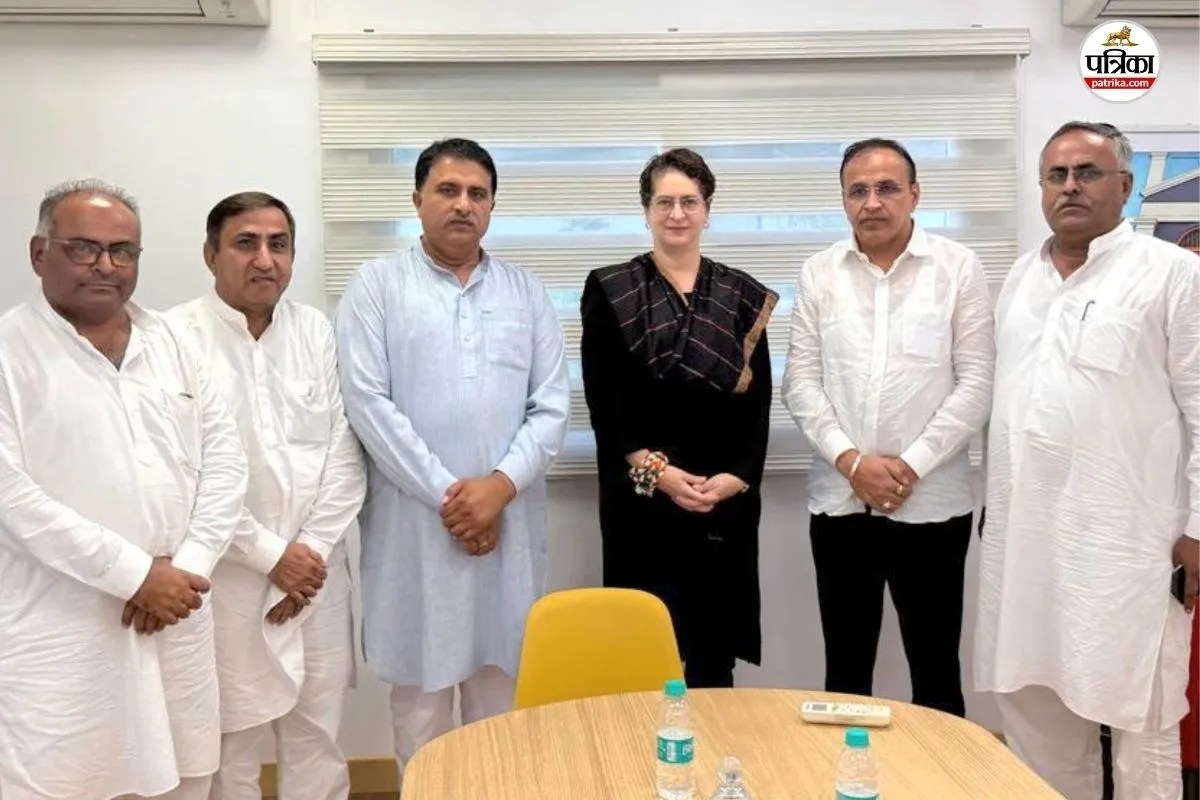 rajasthan congress leaders high command meeting new delhi priyanka gandhi