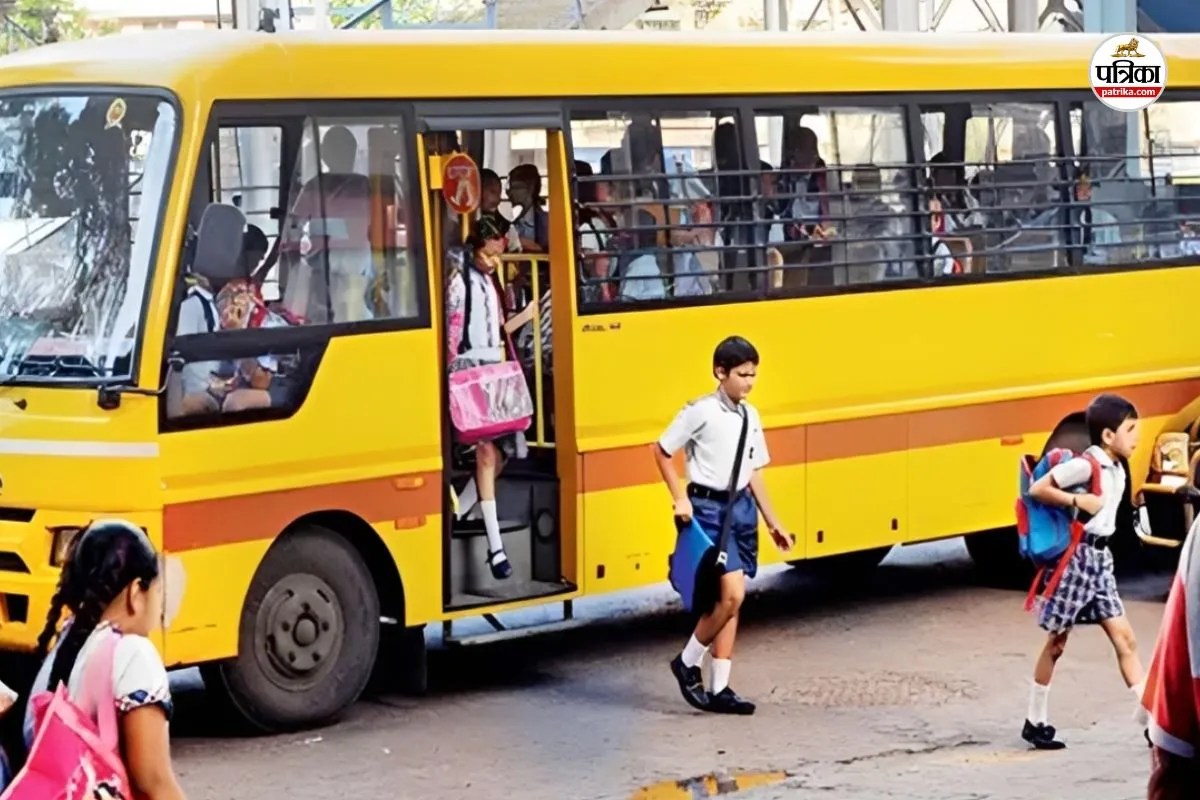 rajasthan school bus