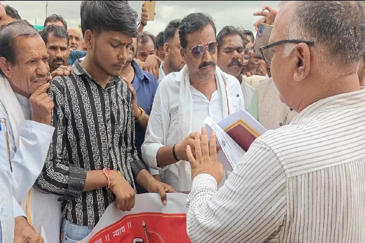 rajgarh Prajapati Samaj Protest