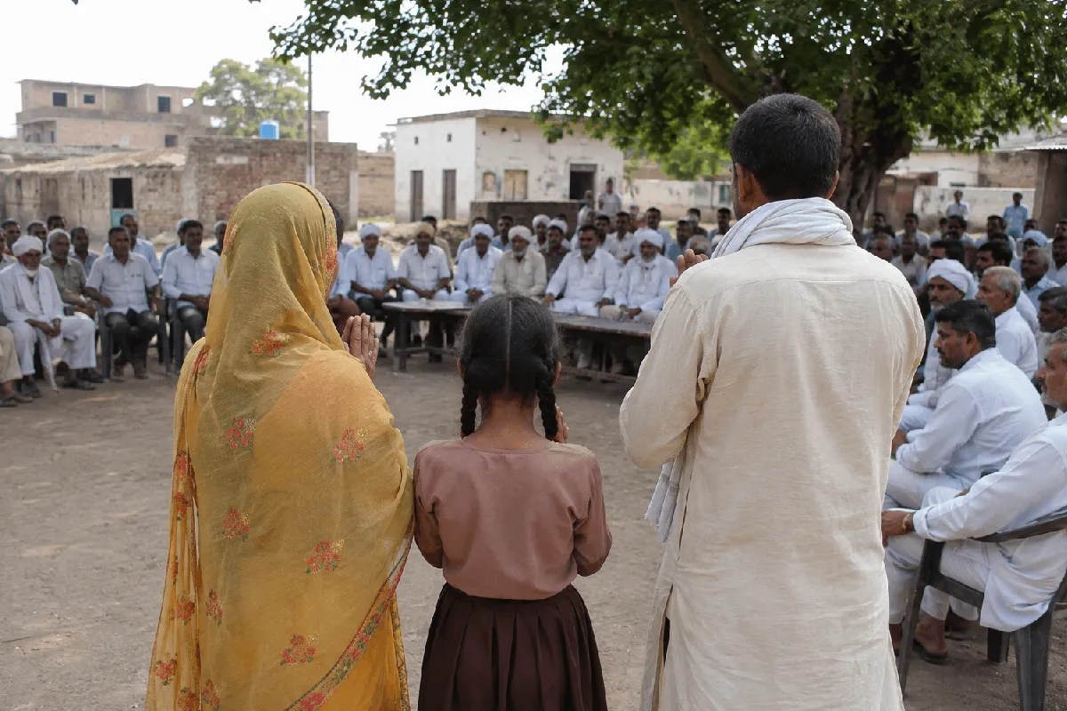 jhagda pratha 12 year old girl father pain rajgarh news