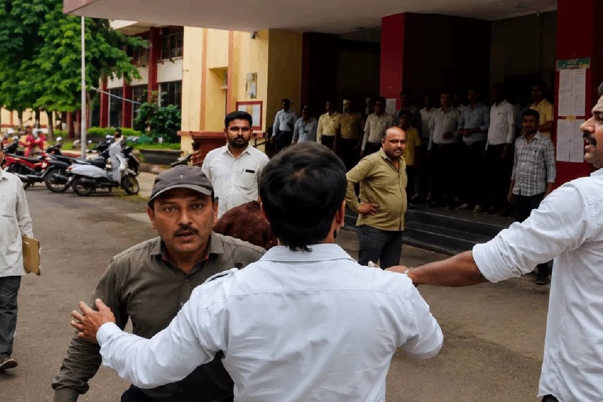 rdvv students staff clash meeting with vice chancellor