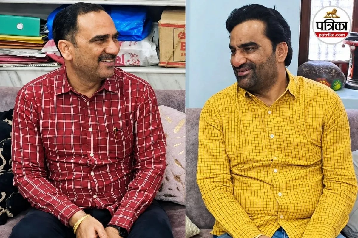 MP Hanuman Beniwal with Narayan Beniwal - File PIC