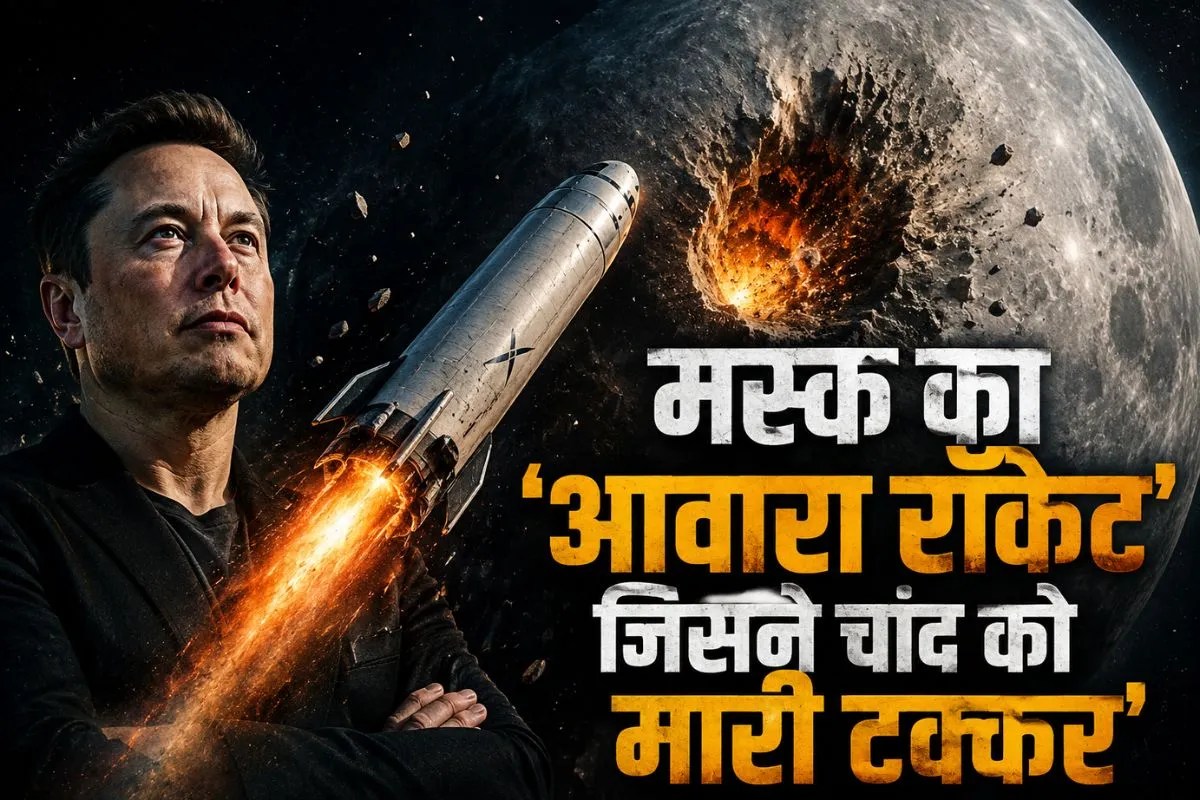 rocket crash on moon, elon musk,
