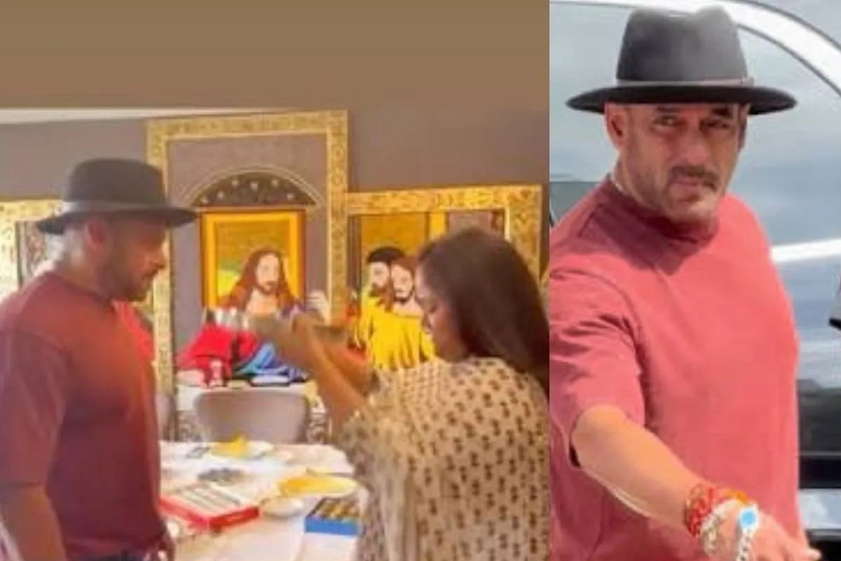Salman Khan Rakhi VIral Video