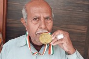80 year old athlete sardar singh chauhan senior citizens day