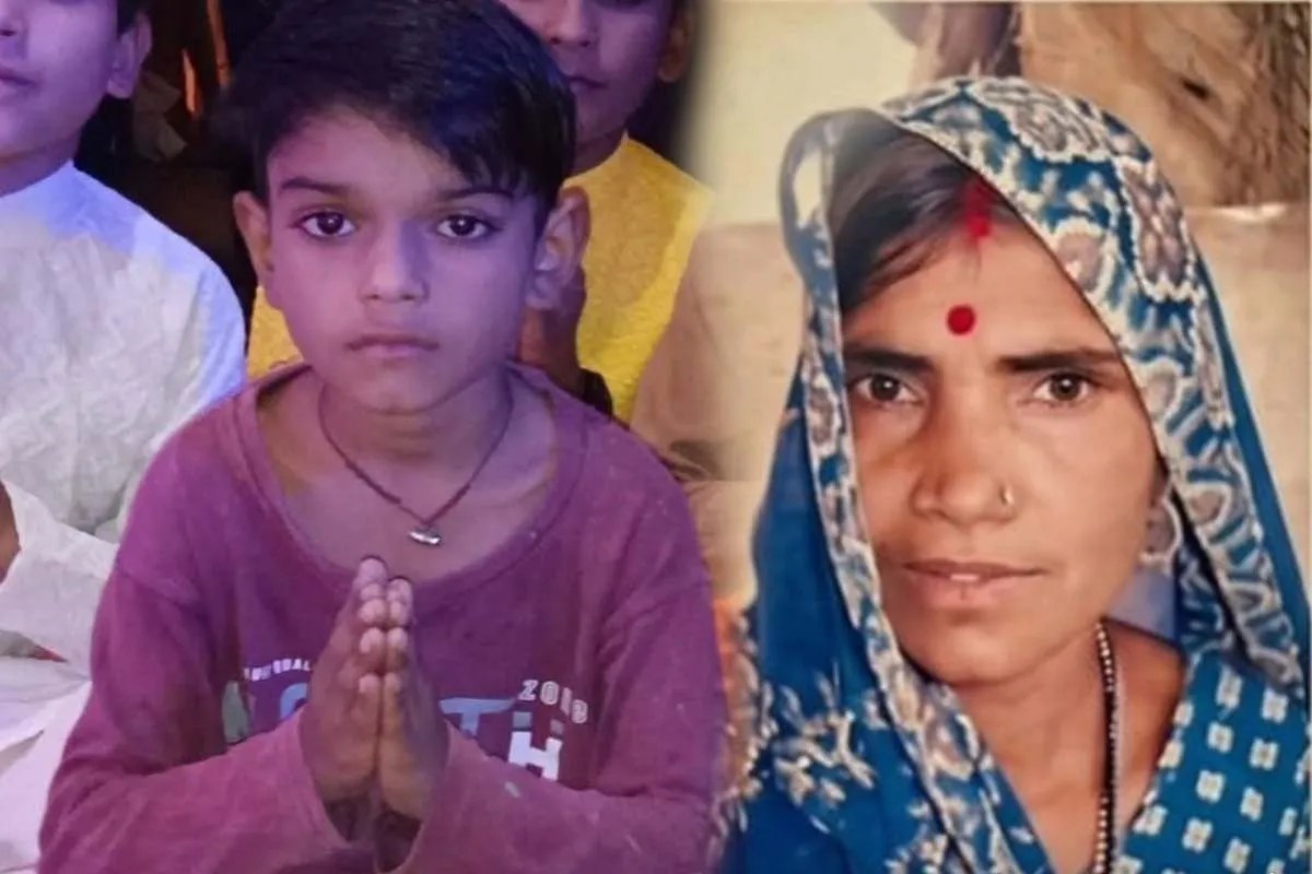 shivpuri grandmother dies after grandson death