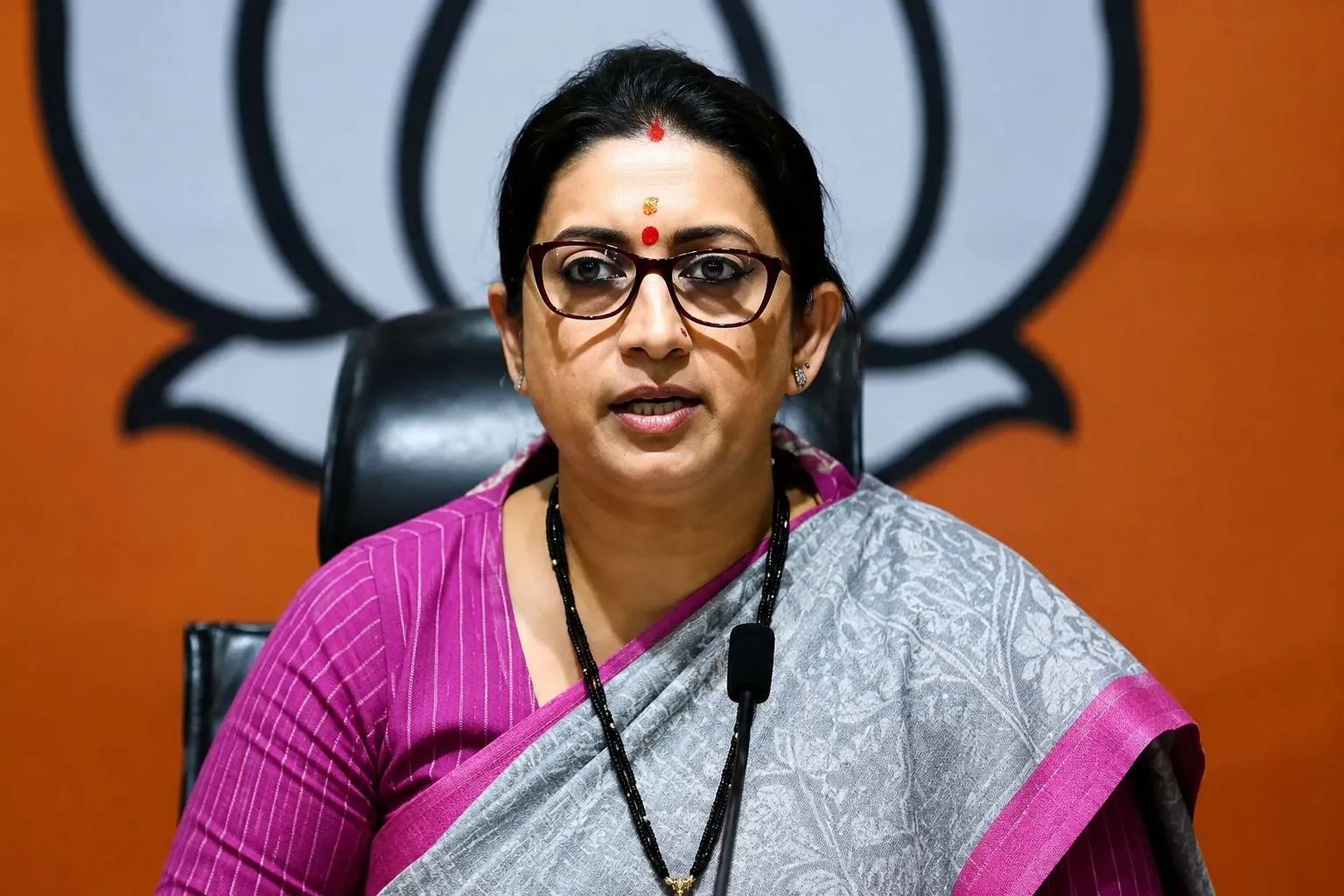 smriti irani national general secretary bjp new national team see list