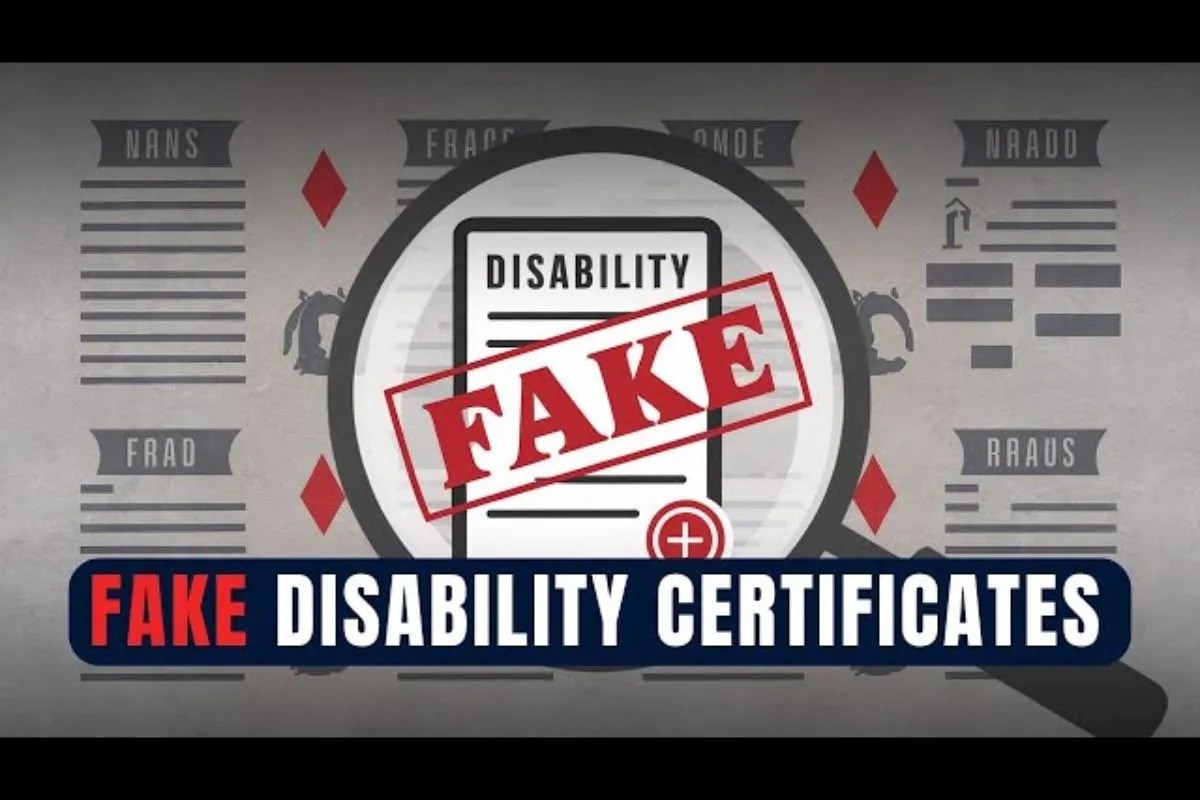 Fake Disability Certificate