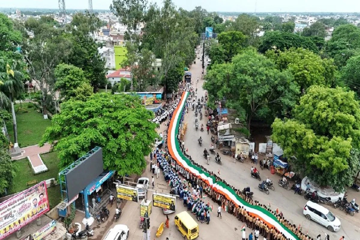 Tiranga Yatra in Kawardha
