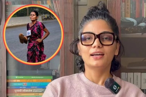 Neha Singh Rathore on mother ran barefoot at 47 said shamefull
