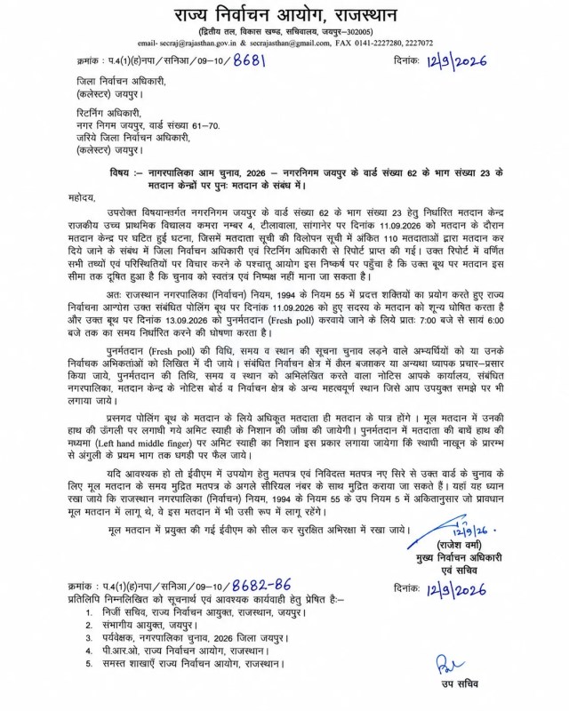 re-polling order